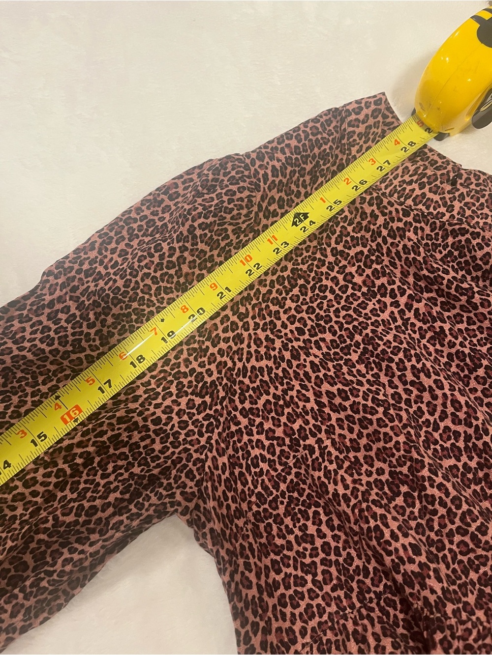 Destination Maternity Animal Print Babydoll Tunic Top - Large - Picture 9 of 9